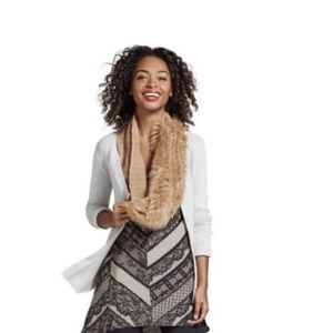 CAbi Style #3278  Monaco Cami Tunic Medium Black Beige Lace Print Mini Dress